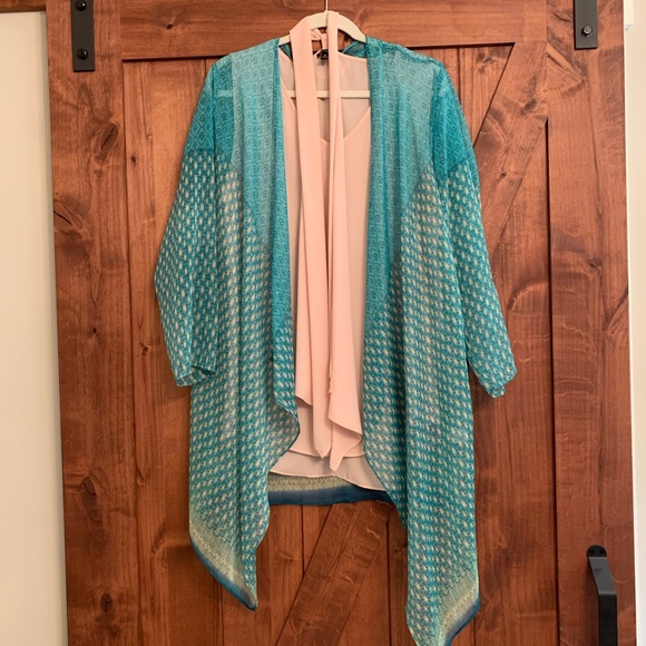 Gorgeous sheer high low jacket - Picture 1 of 5